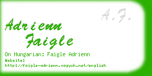 adrienn faigle business card